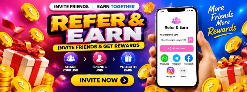 Refer & Earn Banner